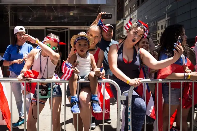 A scene from the 2016 Puerto Rican Day Parade